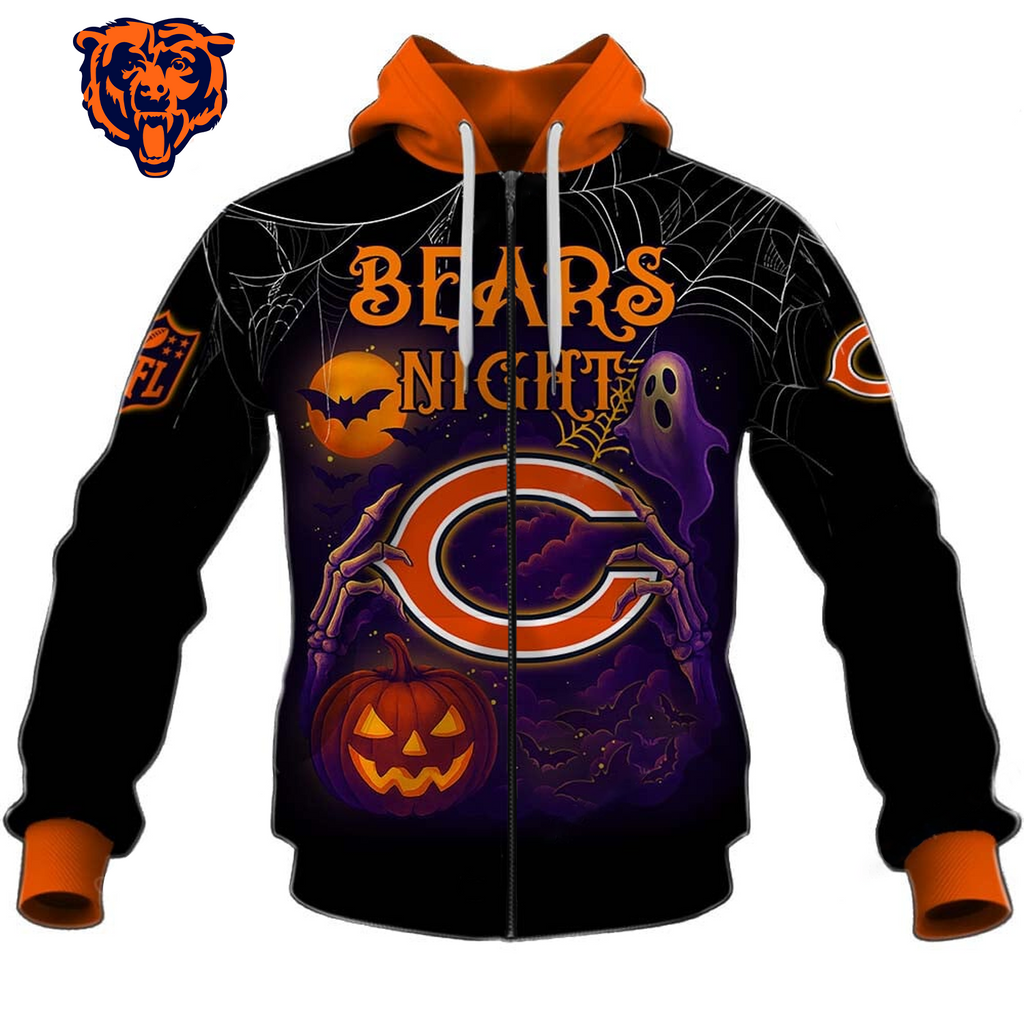 CHI X NFL Halloween Night 3D Shirt