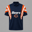 CHI x NFL Sleeve Collared Sports Polo Shirt