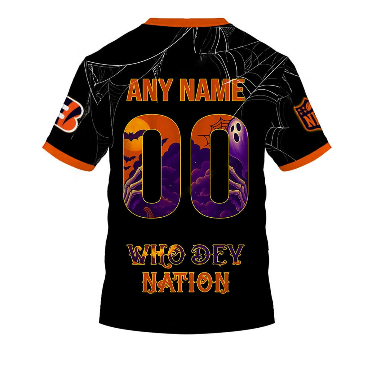 CIN X NFL Halloween Night 3D Shirt