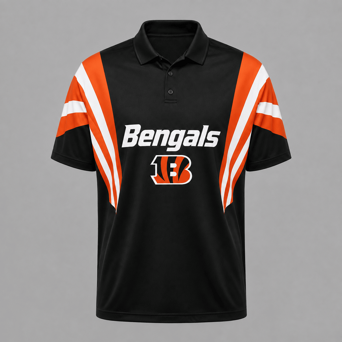 CIN x NFL Sleeve Collared Sports Polo Shirt Main image