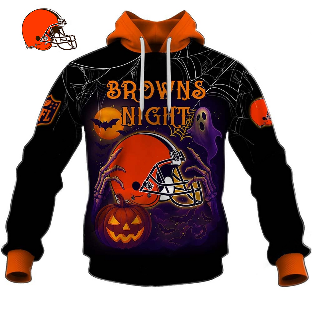 CLE X NFL Halloween Night 3D Shirt