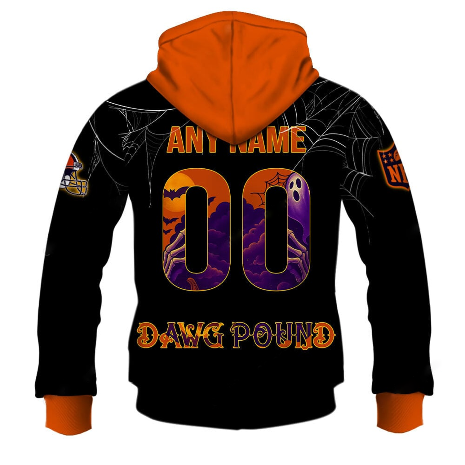 CLE X NFL Halloween Night 3D Shirt Secondary image