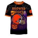 CLE X NFL Halloween Night 3D Shirt