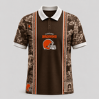 CLE x NFL Heritage Cityscape Polo Shirt for Loyal Fans