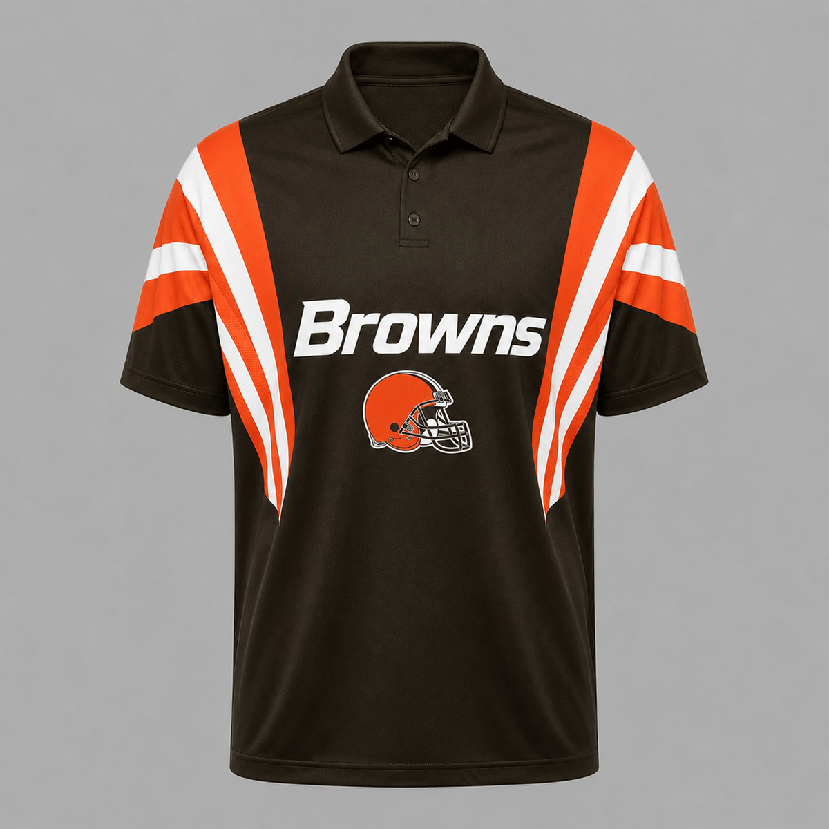 CLE x NFL Sleeve Collared Sports Polo Shirt Main image