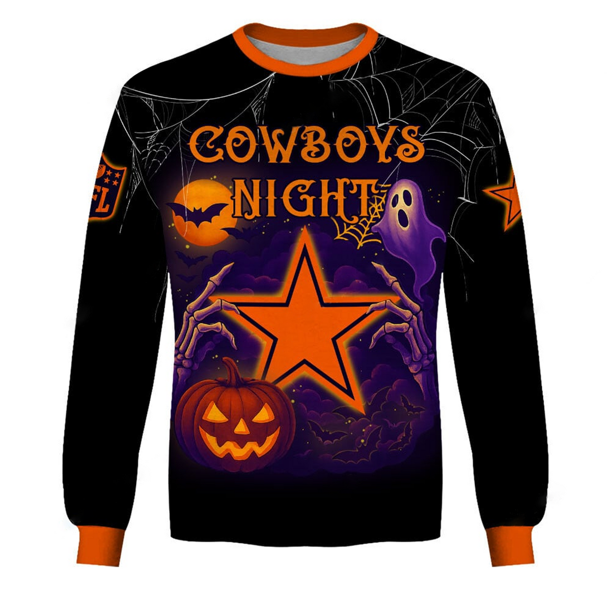 DAL X NFL Halloween Night 3D Shirt