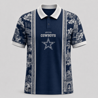 DAL x NFL Heritage Cityscape Polo Shirt for Loyal Fans