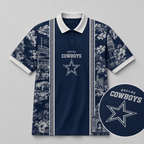 DAL x NFL Heritage Cityscape Polo Shirt for Loyal Fans