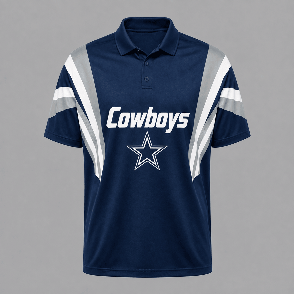 DAL x NFL Sleeve Collared Sports Polo Shirt
