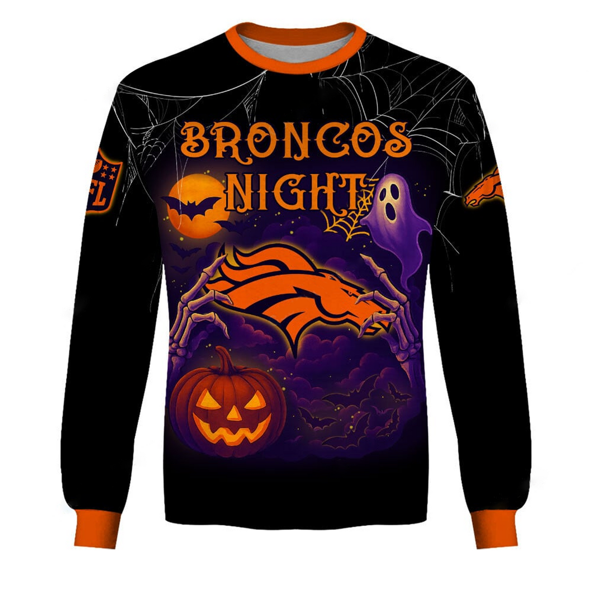DEN X NFL Halloween Night 3D Shirt