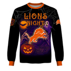 DET X NFL Halloween Night 3D Shirt