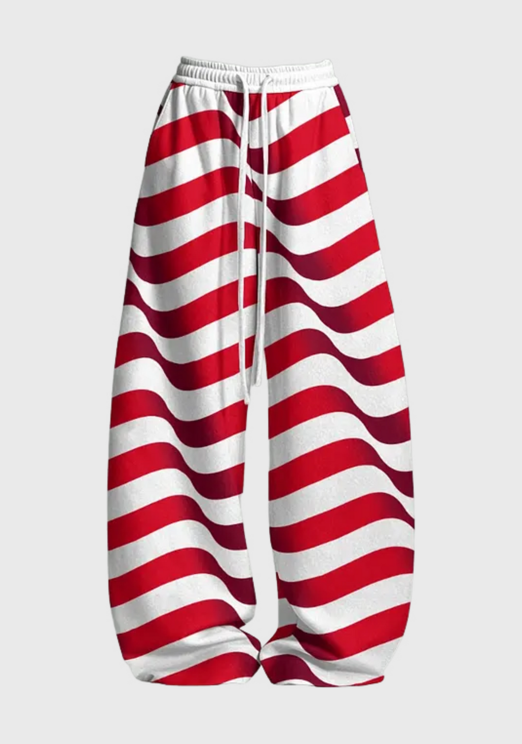 USA Stars Stripes Print Tops & Elasticated Trousers Two-Piece Set