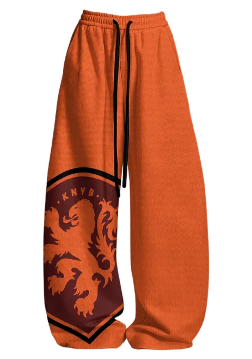 Netherlands KNVB Lion Ribbed Fan Tops & Elasticated Trousers Two-Piece Set