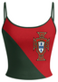 Portugal National Team Color Block Tops & Elasticated Trousers Two-Piece Set