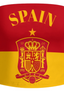 Spain SPAIN Letter Royal Crest Tops & Elasticated Trousers Two-Piece Set