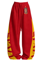 Spain SPAIN Letter Royal Crest Tops & Elasticated Trousers Two-Piece Set