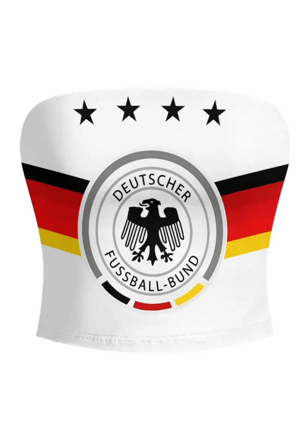 Germany 4 Stars DFB Flag Check Tops & Elasticated Trousers Two-Piece Set