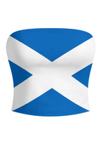 Scotland Saltire Flag Rampant Lion Tops & Elasticated Trousers Two-Piece Set