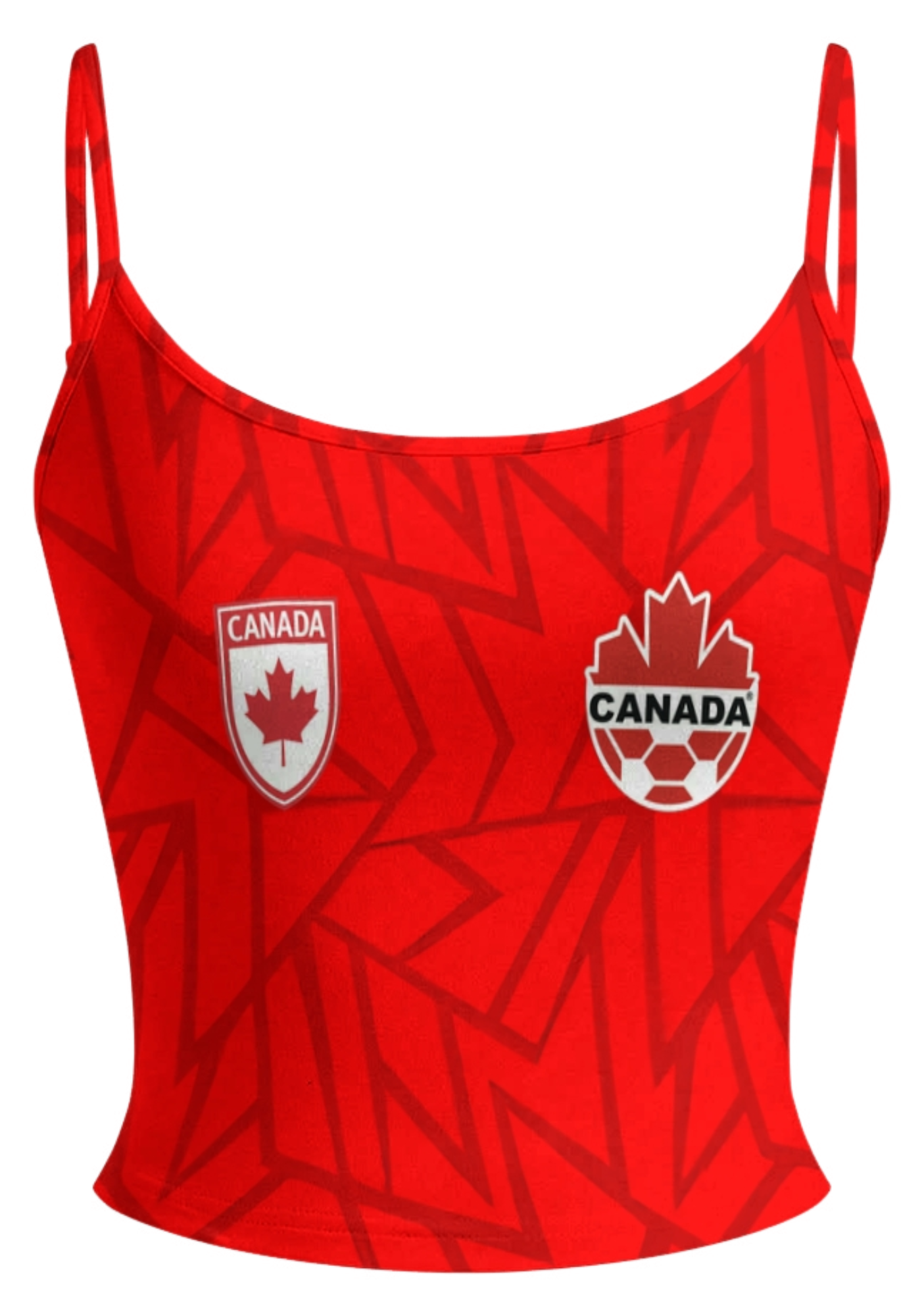 Canada Geometric Maple Leaf Tops & Elasticated Trousers Two-Piece Set Secondary image