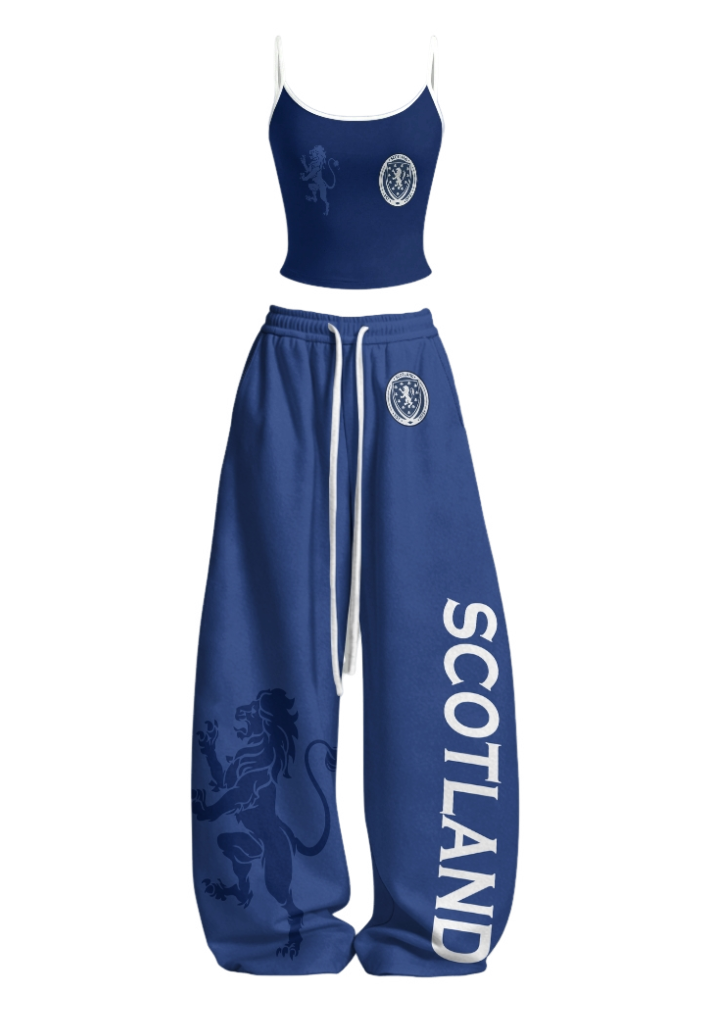 Scotland Rampant Lion Tops & Elasticated Trousers Two-Piece Set Main image
