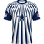 Dallas Cowboys Vertical Stripe Tribal Collar Men's NFL Fan Short Sleeve