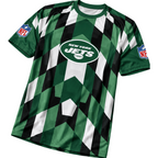 New York Jets Diamond Pattern Men's Fan Tee