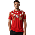 San Francisco 49ers Radiant Native‑Style Print Men's Short‑Sleeve NFL Fan T‑Shirt