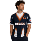 Bears Gradient Streak Print Fan Jersey Tee