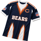 Bears Gradient Streak Print Fan Jersey Tee