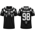 Las Vegas Raiders Radiant Sunburst Print Men's Short‑Sleeve  T‑Shirt