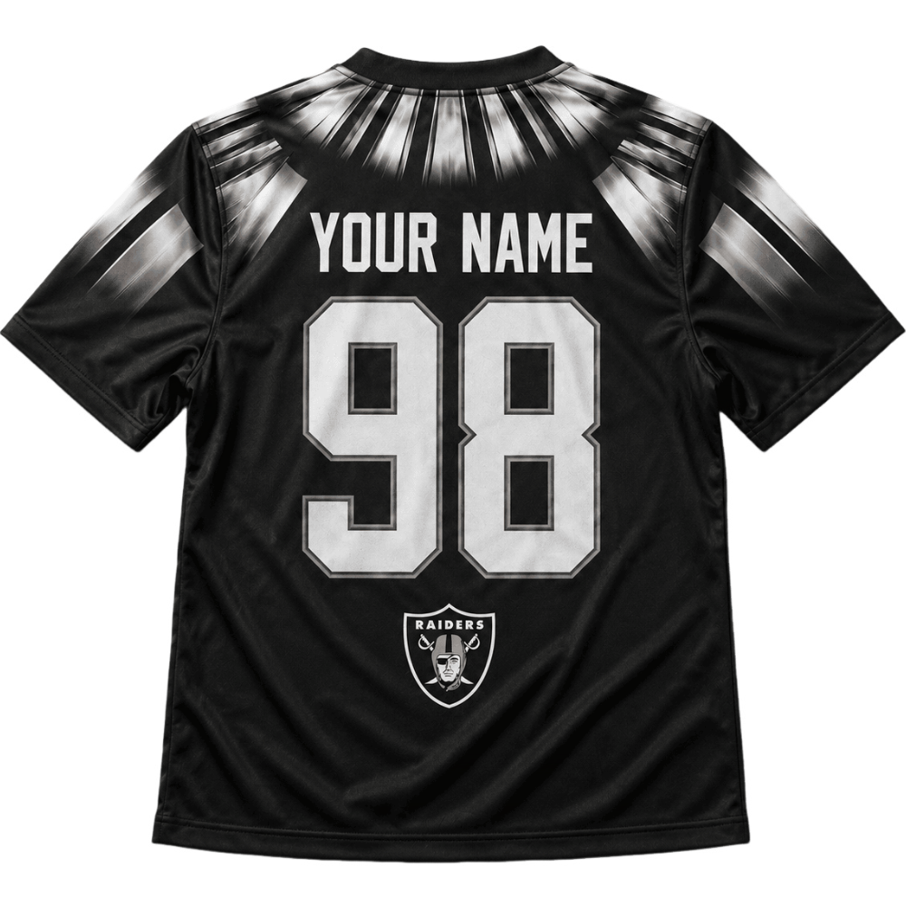 Las Vegas Raiders Radiant Sunburst Print Men's Short‑Sleeve  T‑Shirt
