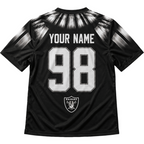 Las Vegas Raiders Radiant Sunburst Print Men's Short‑Sleeve  T‑Shirt