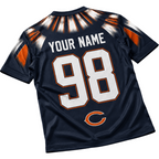 Chicago Bears Shoulder Burst Radiant Print Men's Short‑Sleeve NFL Fan T‑Shirt
