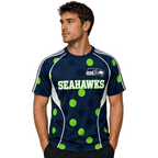Seattle Seahawks Polka Dot Fan T-Shirt