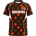 Cleveland Browns Polka Dot Casual Fan T-Shirt