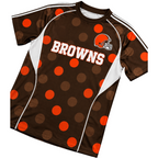 Cleveland Browns Polka Dot Casual Fan T-Shirt