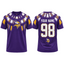 Vikings Custom Name Number Tie Dye  Printed T-Shirt
