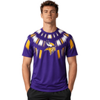 Vikings Custom Name Number Tie Dye  Printed T-Shirt