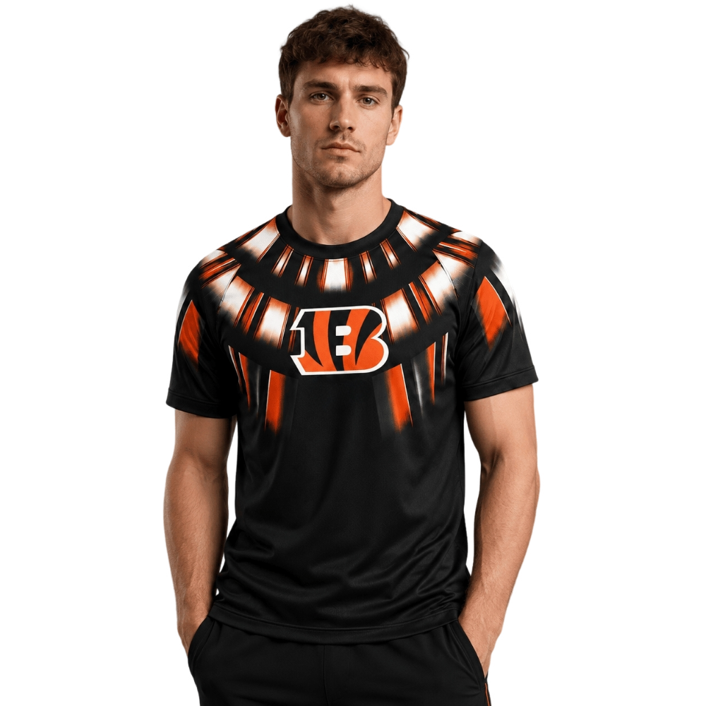Bengals Custom Name Number Tie Dye Printed T-Shirt