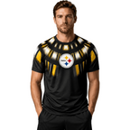 Steelers Custom Name Number Tie Dye Printed T-Shirt