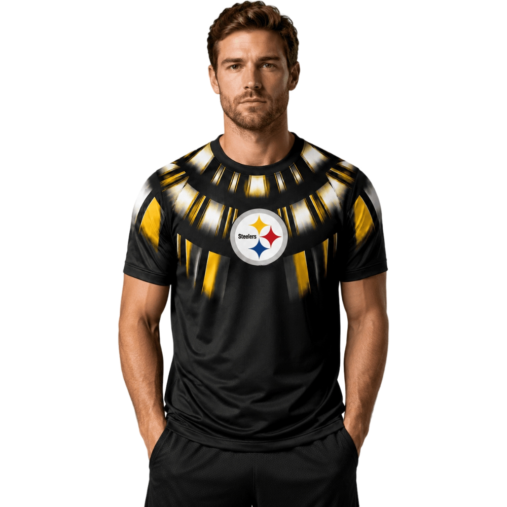 Steelers Custom Name Number Tie Dye Printed T-Shirt
