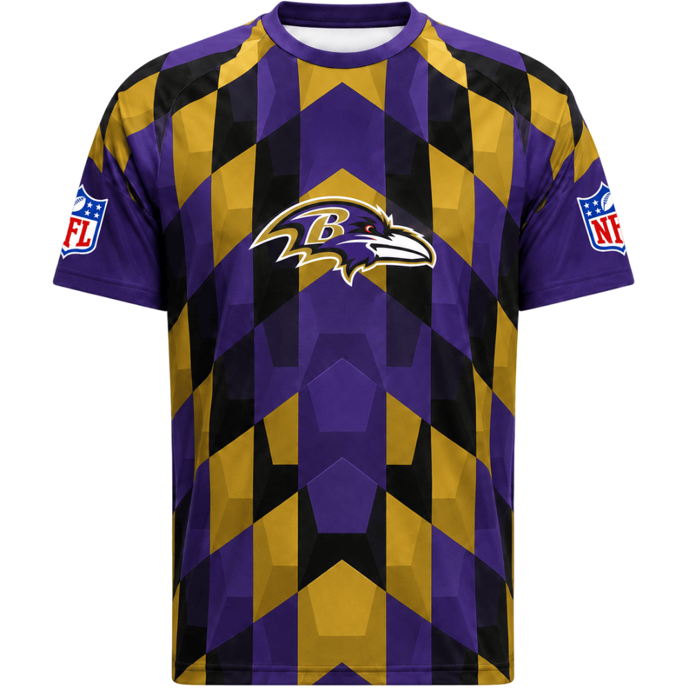 Baltimore Ravens Diamond Pattern Men's Tee