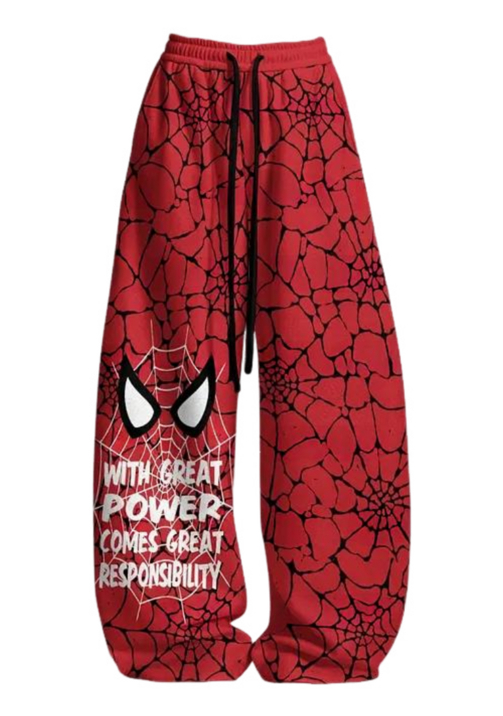 Heart Spider Quote Print Top & Elasticated Trousers Two-Piece Set