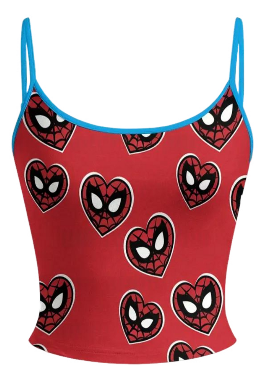 Heart Spider Quote Print Top & Elasticated Trousers Two-Piece Set