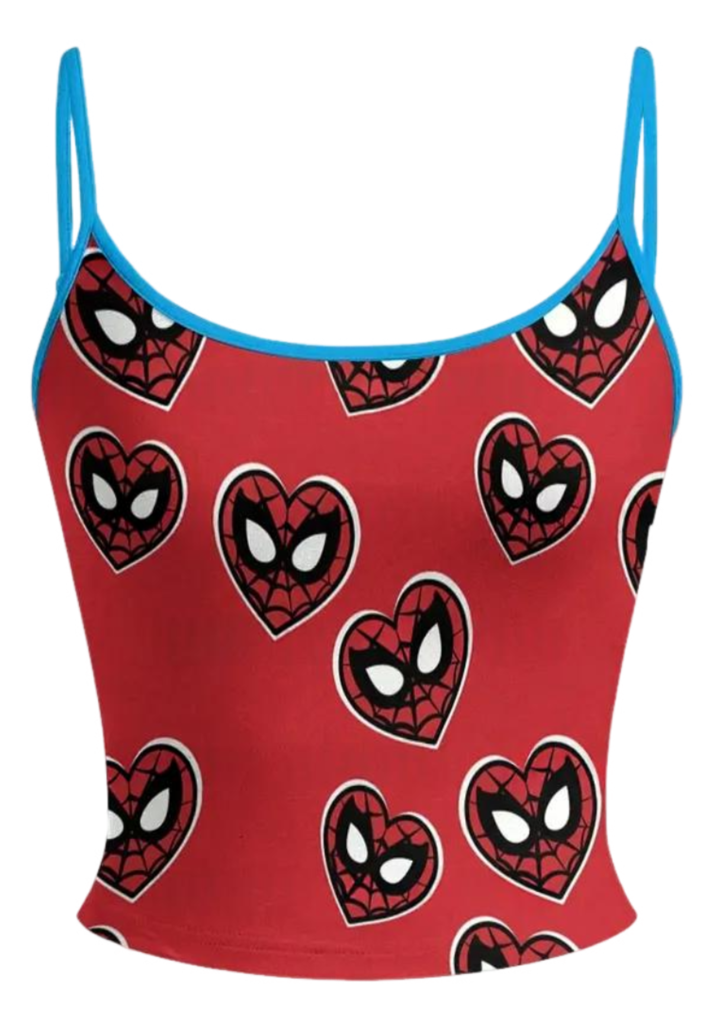 Heart Spider Quote Print Top & Elasticated Trousers Two-Piece Set