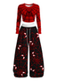 Vibrant Red Spider-Man Top & Elasticated Trousers Two-Piece Set