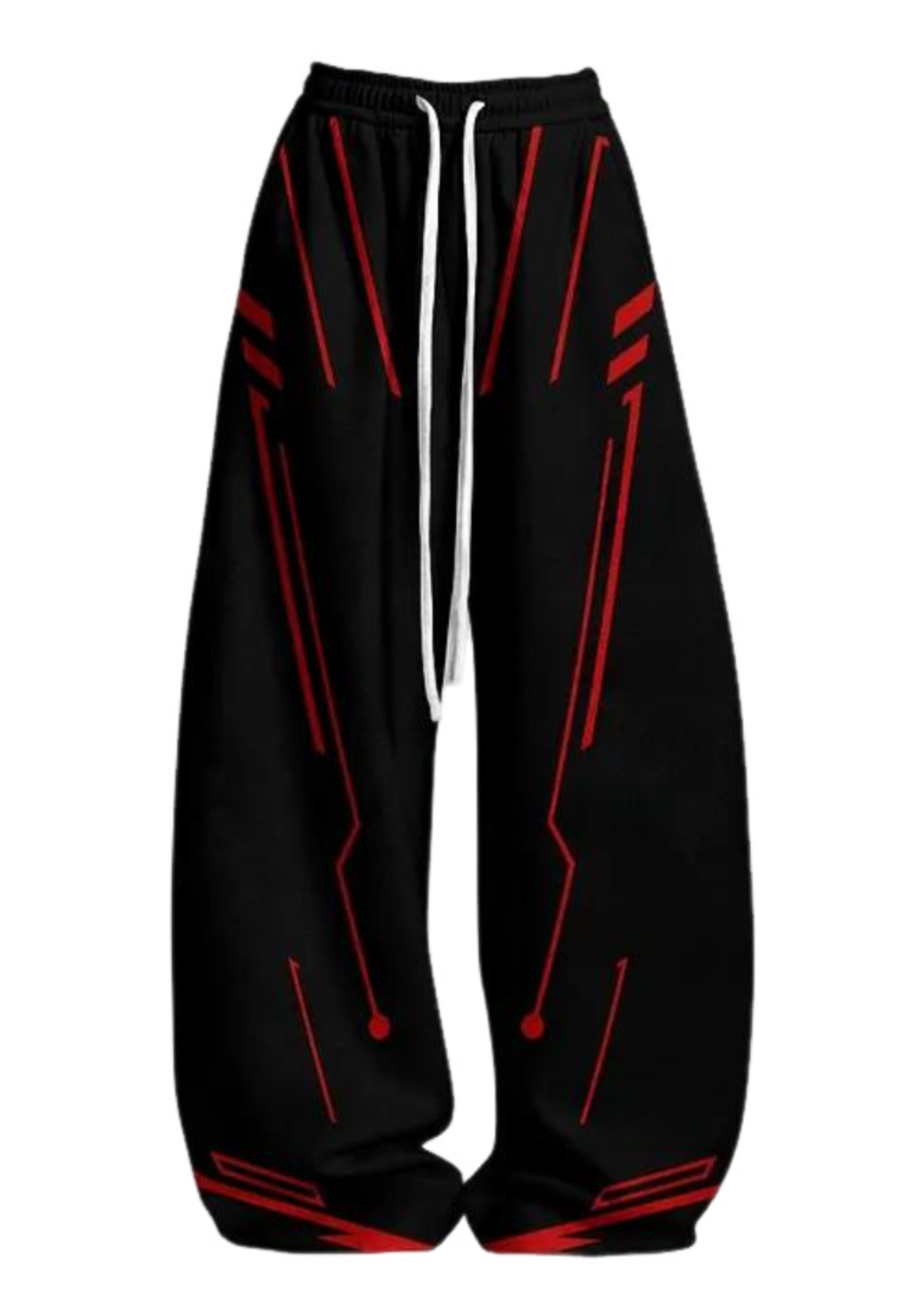 Cyber Spider Streetwear Top & Elasticated Trousers Two-Piece Set