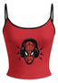 Cute Heart Spider-Man Top & Elasticated Trousers Two-Piece Set