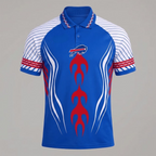 Buffalo Bills Graphic Raglan Polo Shirt