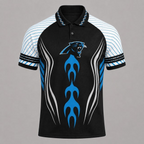 Carolina Panthers Graphic Raglan Polo Shirt